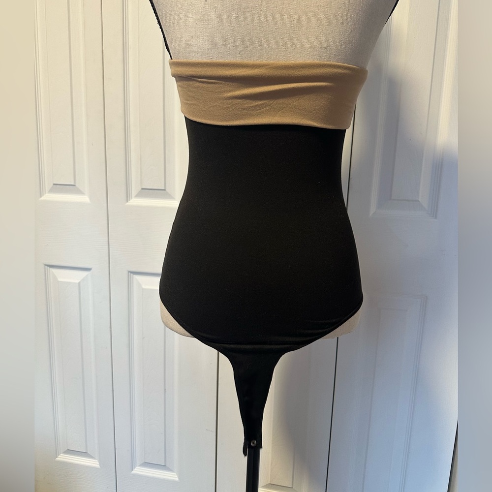 Sexy Black Stretchy Sleeveless Tube Top Bodysuit / Size Small NWOT - Picture 6 of 14